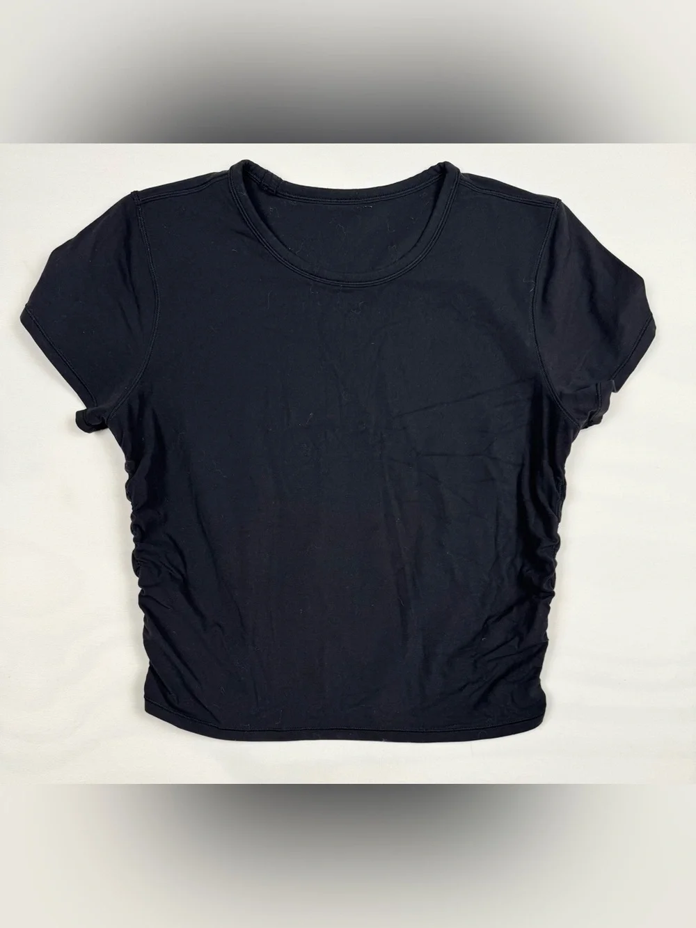 Lululemon All It Takes Short Sleeve Black Women’s 8 Retail $64